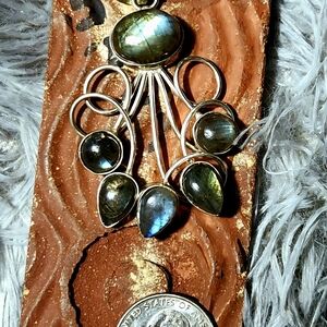 Elegant Labradorite Pendant Necklace